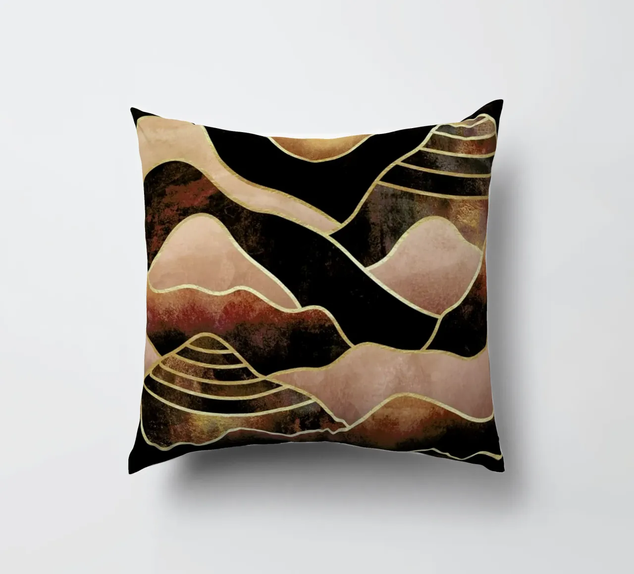 Sunkissed Mountains cuscino da Elisabeth Fredriksson