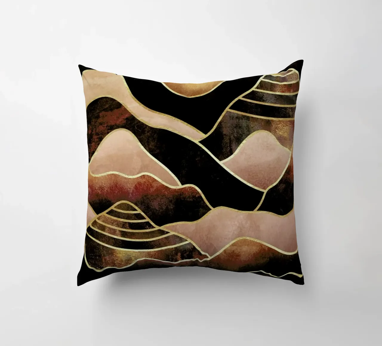 Sunkissed Mountains cuscino da Elisabeth Fredriksson