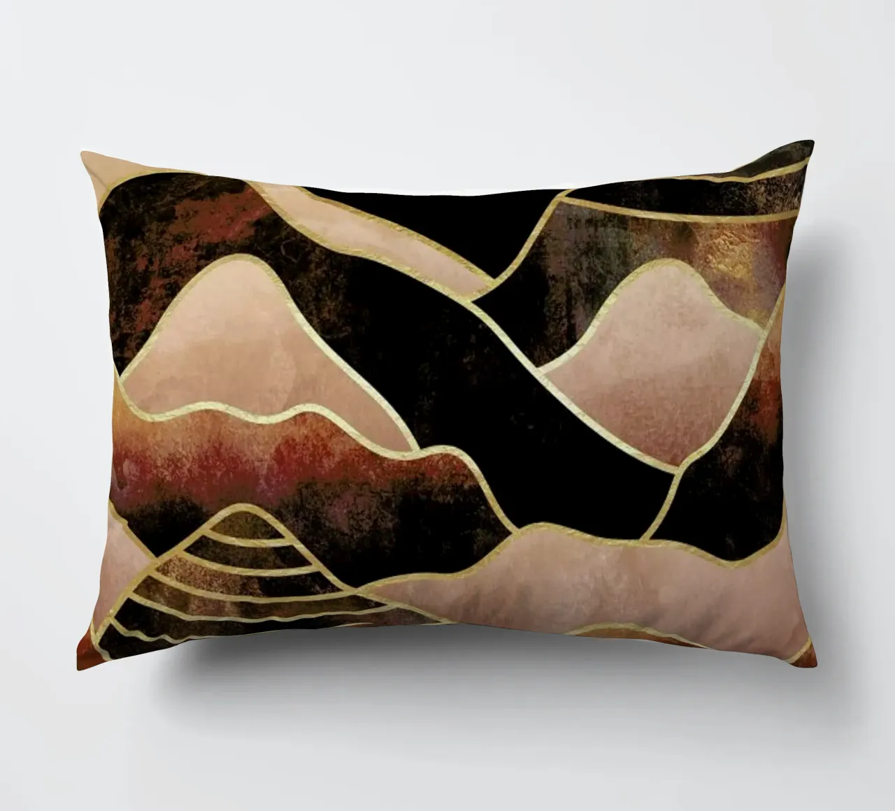 Sunkissed Mountains cuscino da Elisabeth Fredriksson