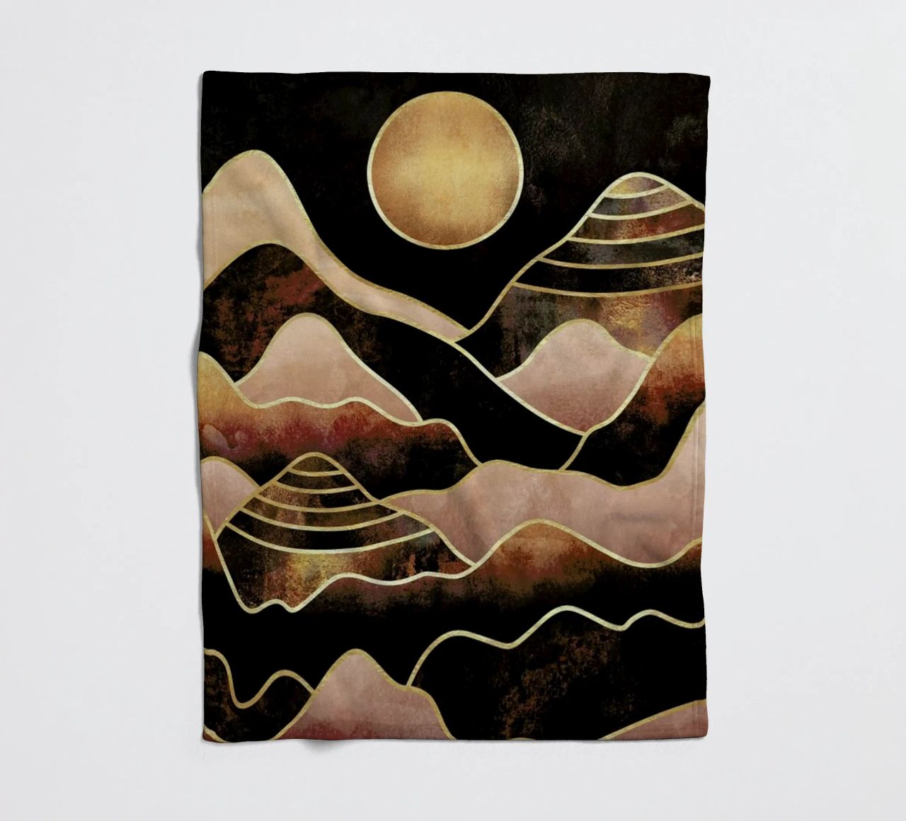 Sunkissed Mountains coperta in pile da Elisabeth Fredriksson