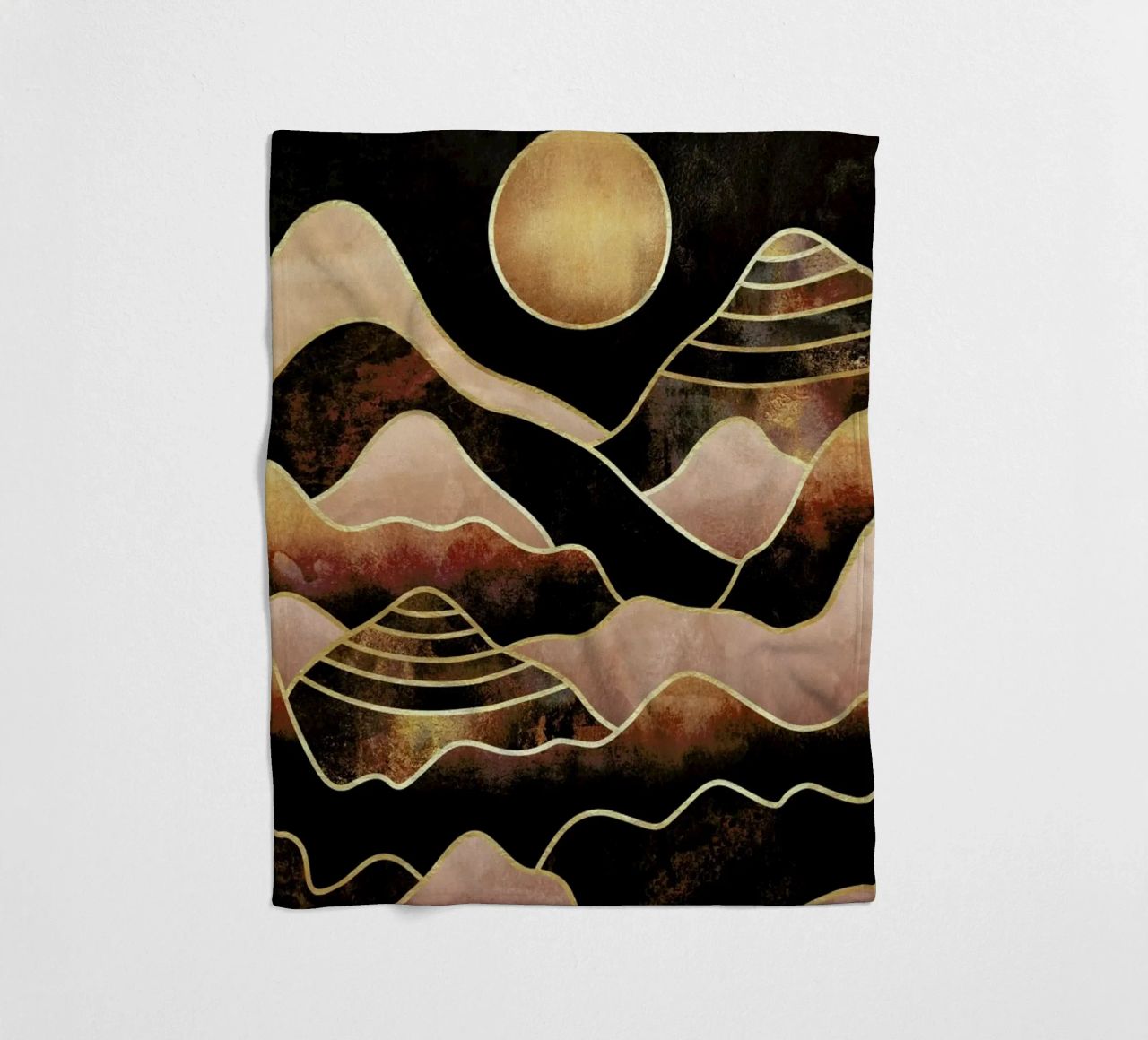 Sunkissed Mountains coperta in pile da Elisabeth Fredriksson