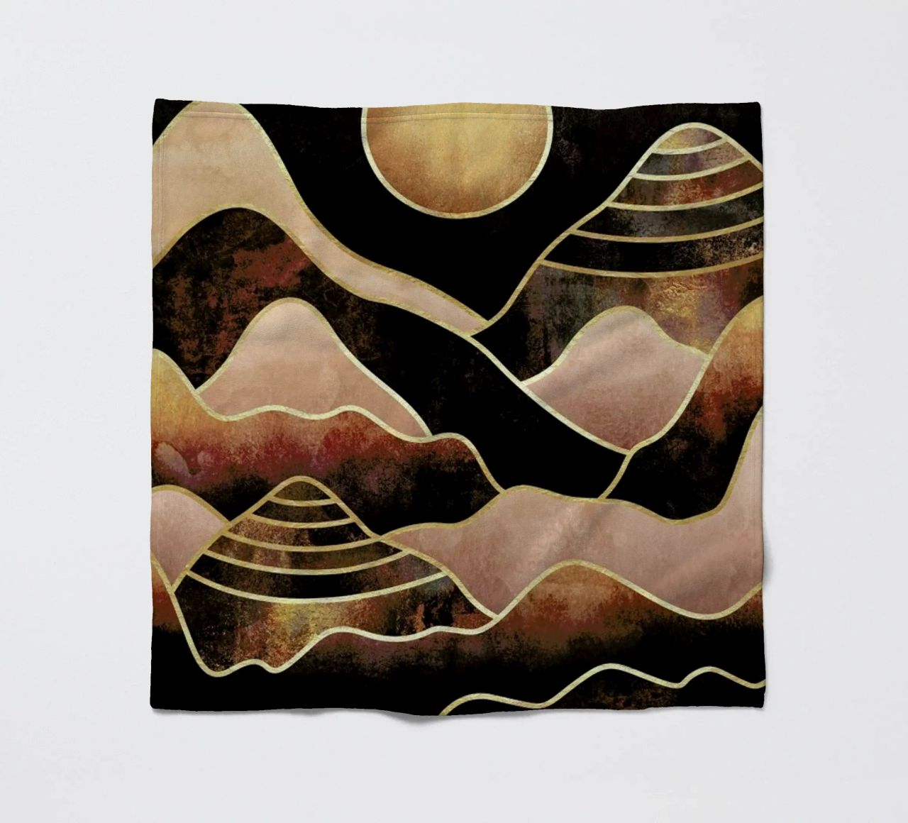 Sunkissed Mountains coperta in pile da Elisabeth Fredriksson