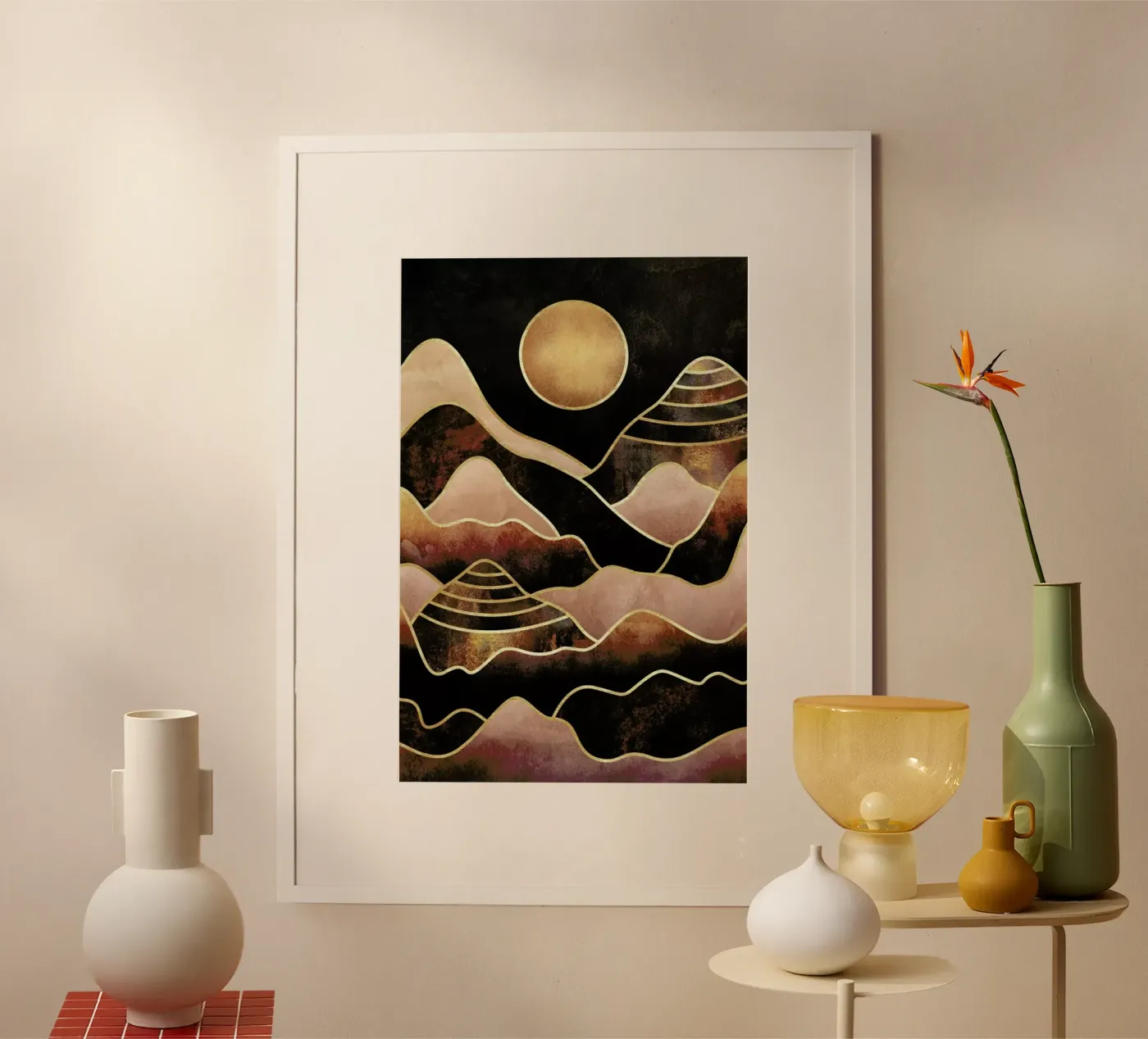 Sunkissed Mountains poster da Elisabeth Fredriksson