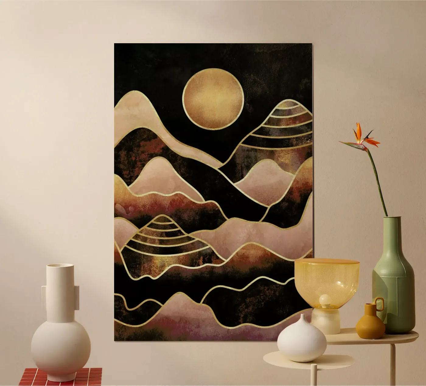 Sunkissed Mountains poster da Elisabeth Fredriksson