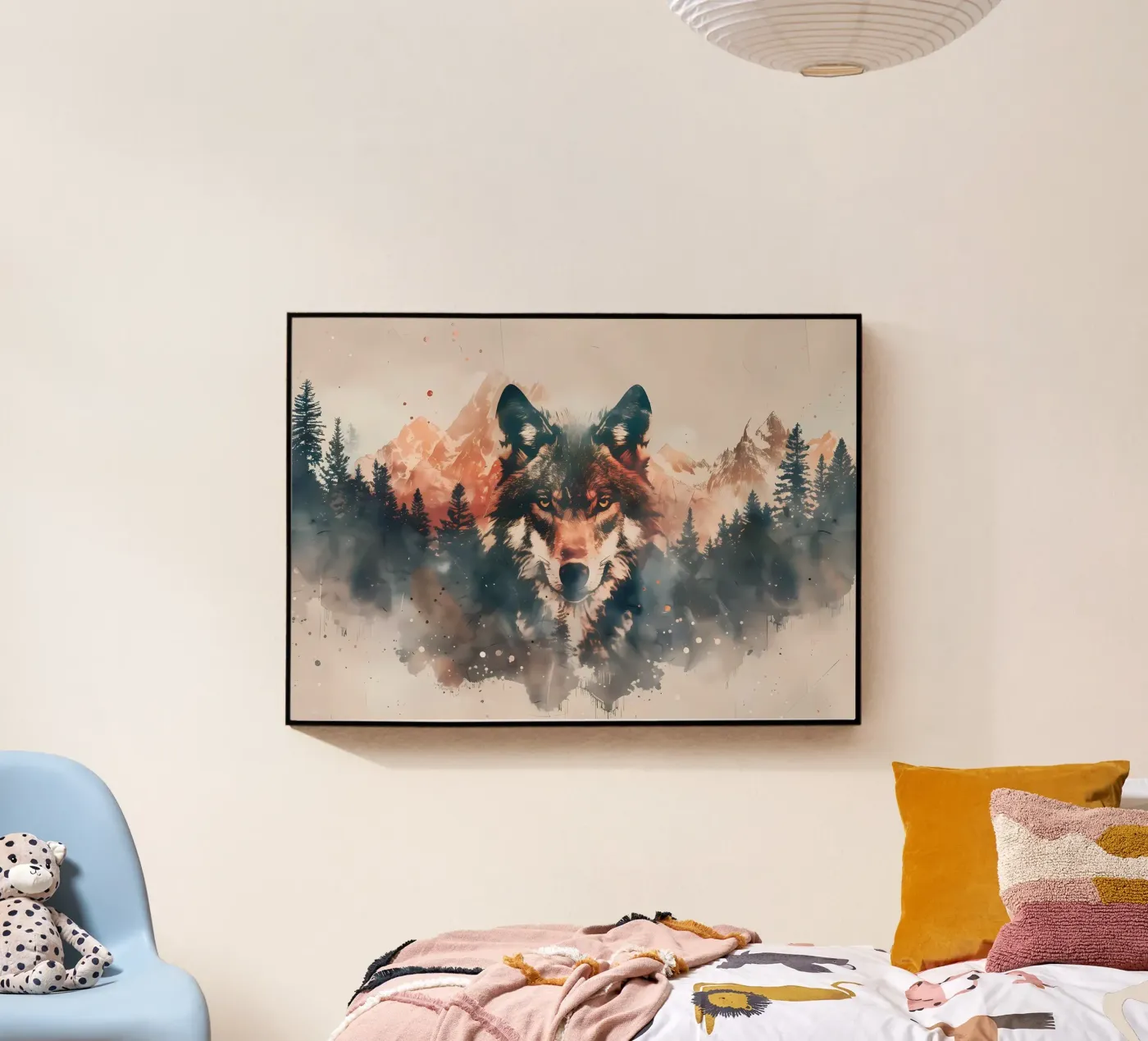 Wolf Animal plexiglass da Pierre Walton