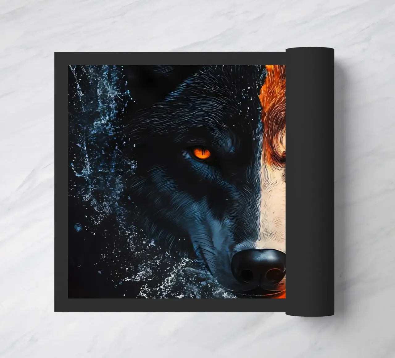 Wolf Dier deurmat van Pierre Walton