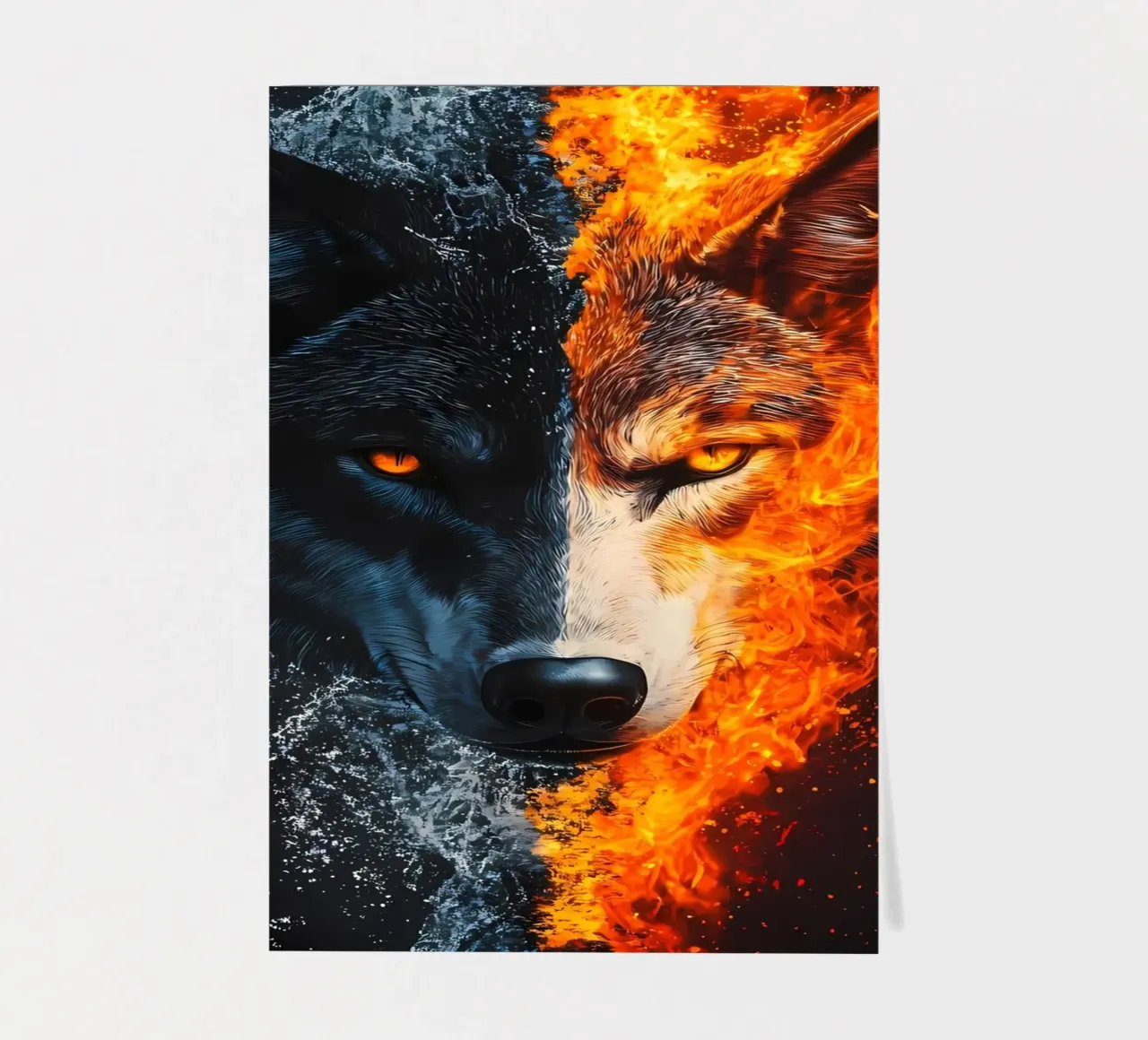 Wolf Animal sticker sheet by Pierre Walton