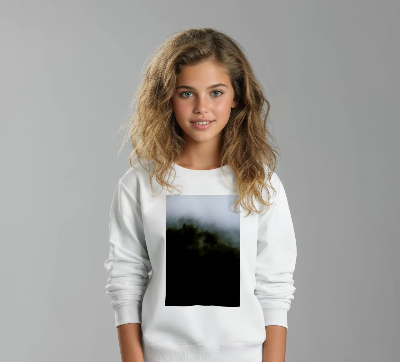 The Woods I kids sweatshirt by Dustin Janko