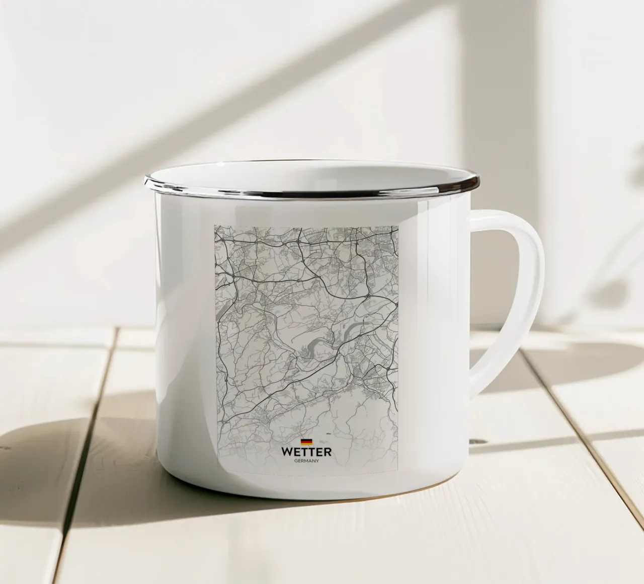 Meteo DE tazza in smalto da Christopher Adams