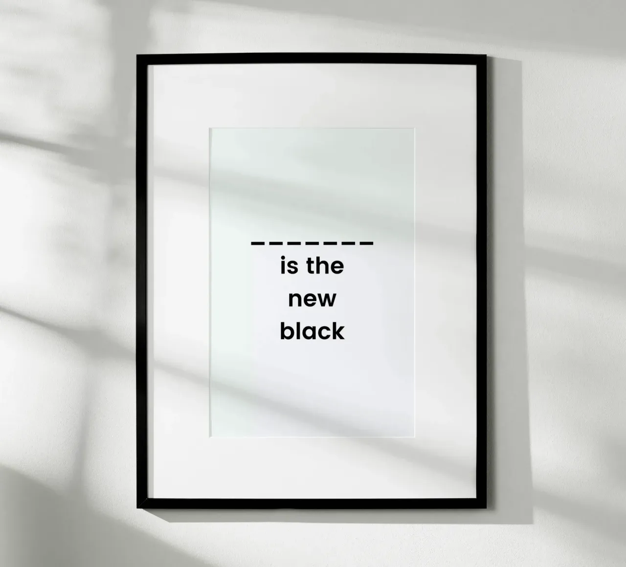 The New Black carta hahnemühle da Studio One