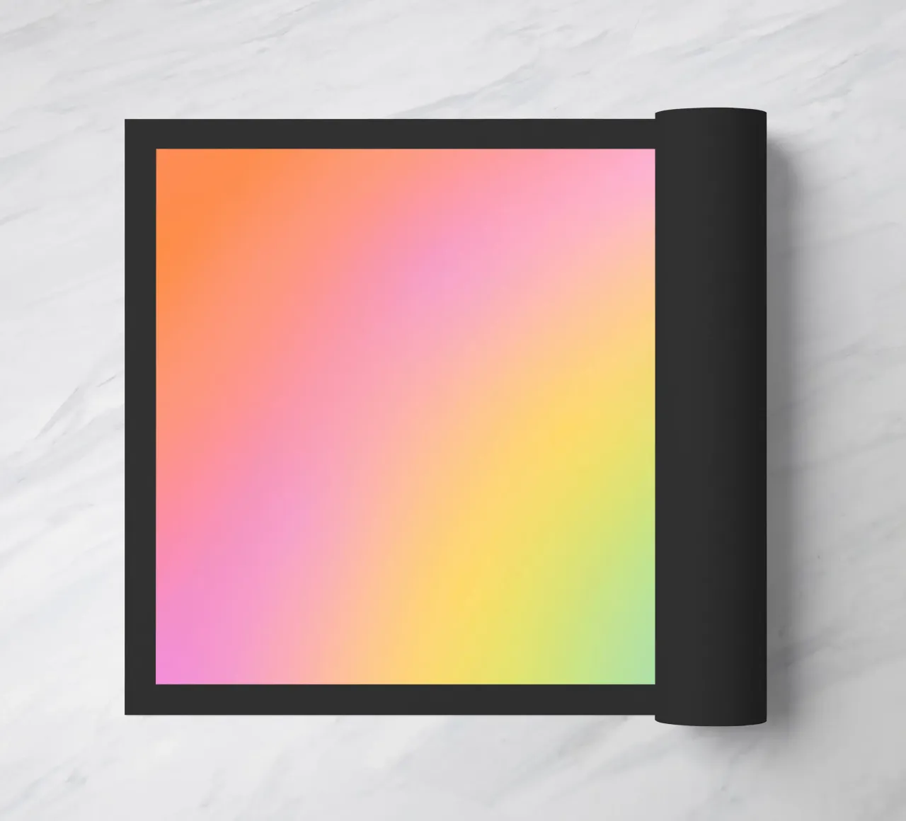Sognante Candy Arcobaleno Gradiente zerbino da Dominique Vari Abstract