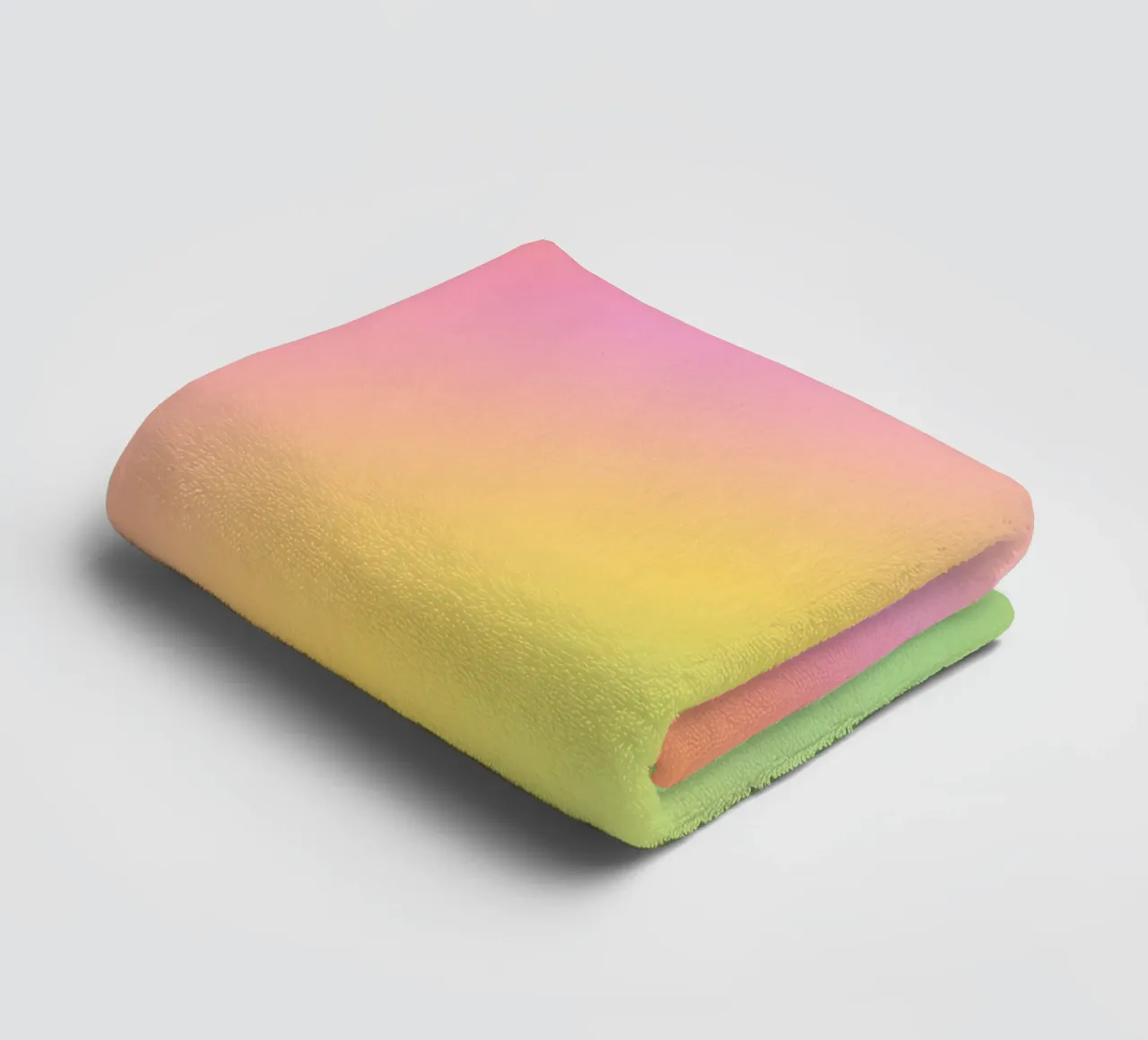 Dromerig Regenboog Kleurverloop badhanddoek van Dominique Vari Abstract