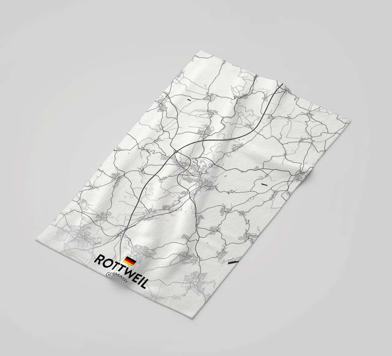 Rottweil DE beach towel by Christopher Adams