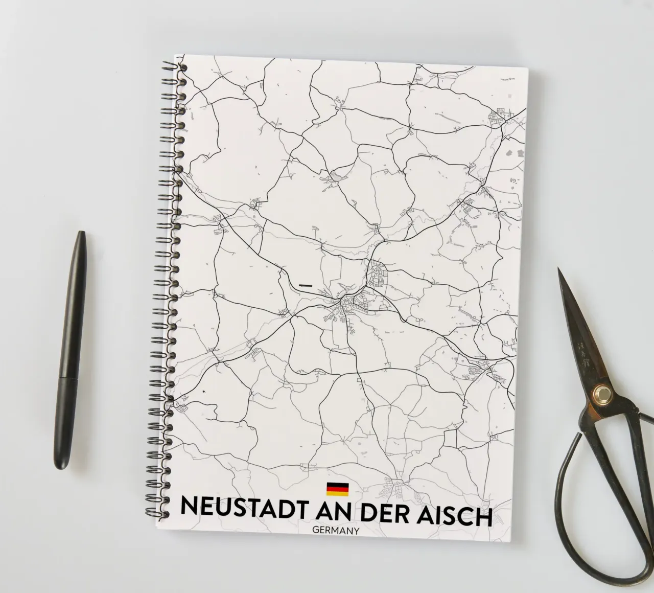Neustadt an der Aisch DE spiral notebook by Christopher Adams