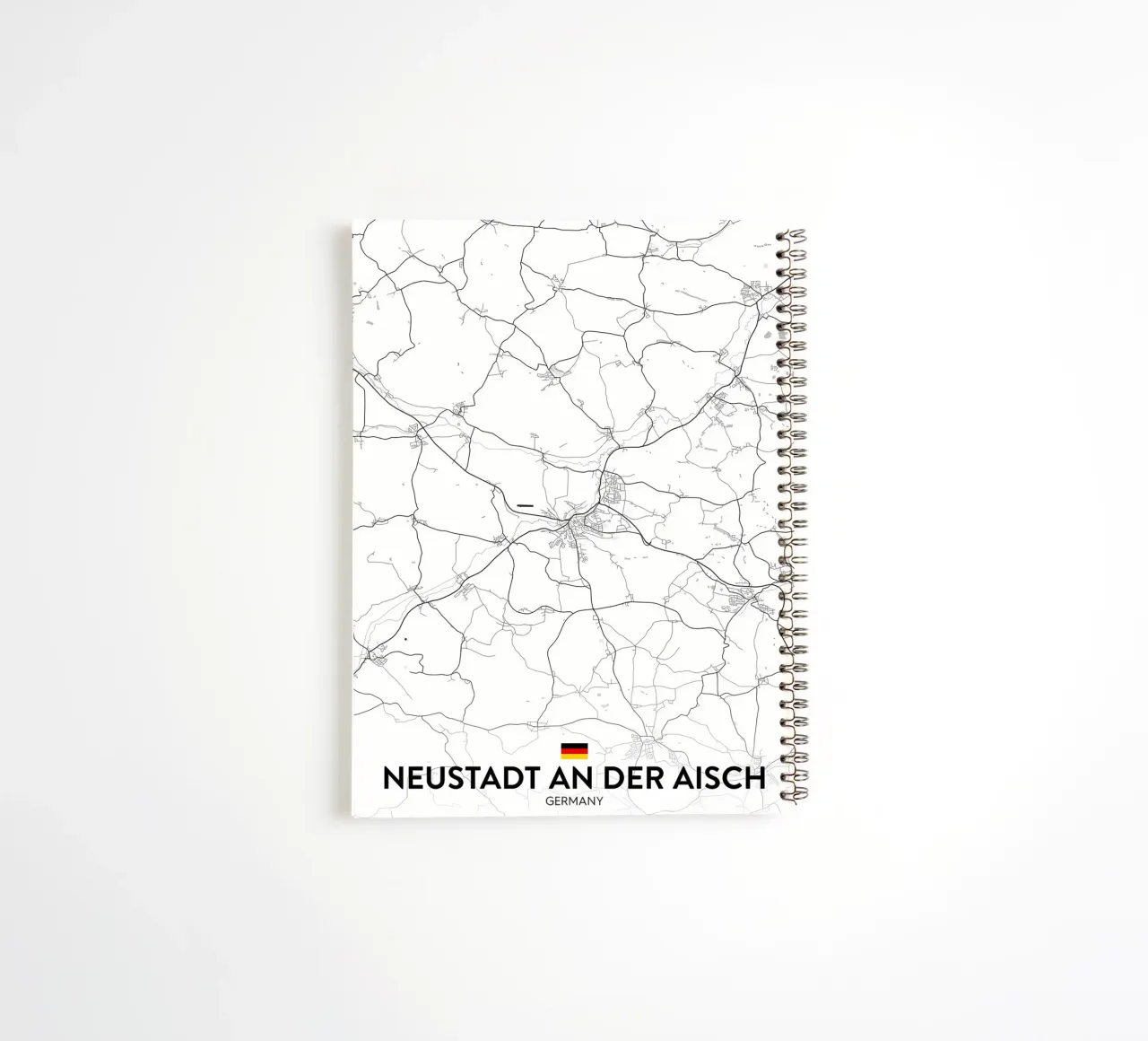 Neustadt an der Aisch DE spiral notebook by Christopher Adams