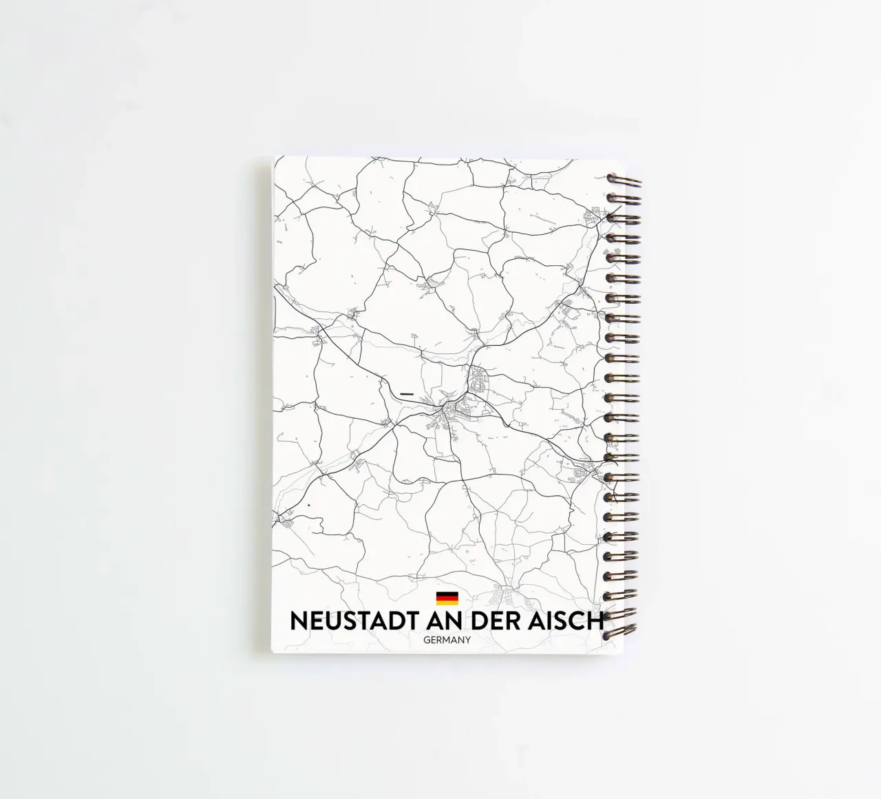 Neustadt an der Aisch DE spiral notebook by Christopher Adams