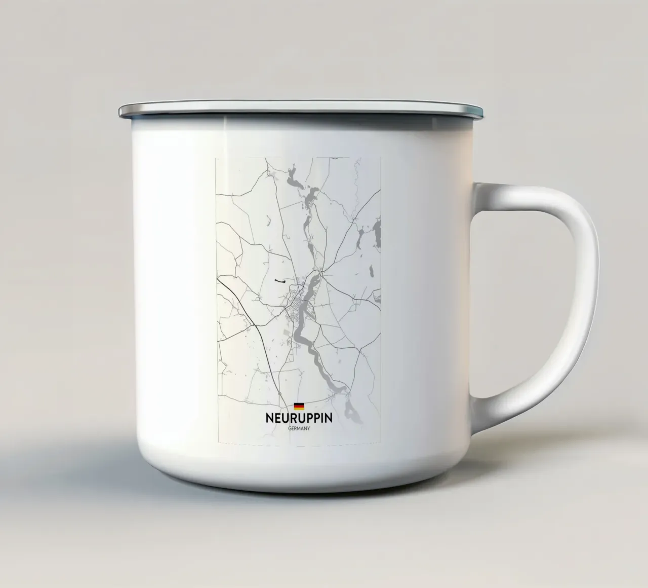 Neuruppin DE tazza in smalto da Christopher Adams