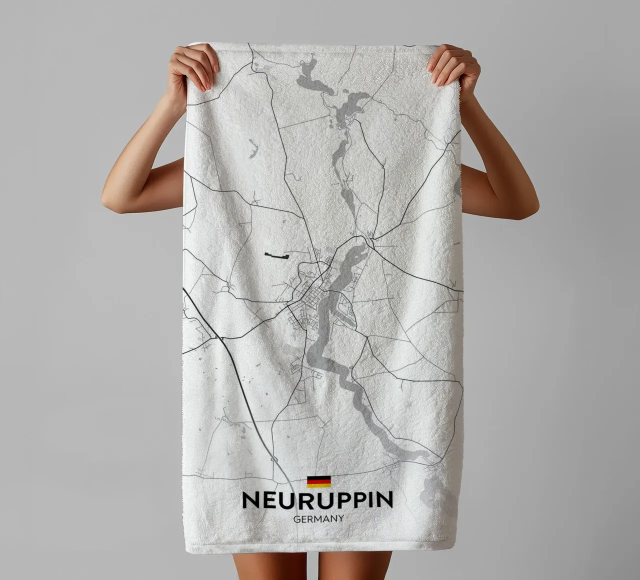 Neuruppin DE towel by Christopher Adams