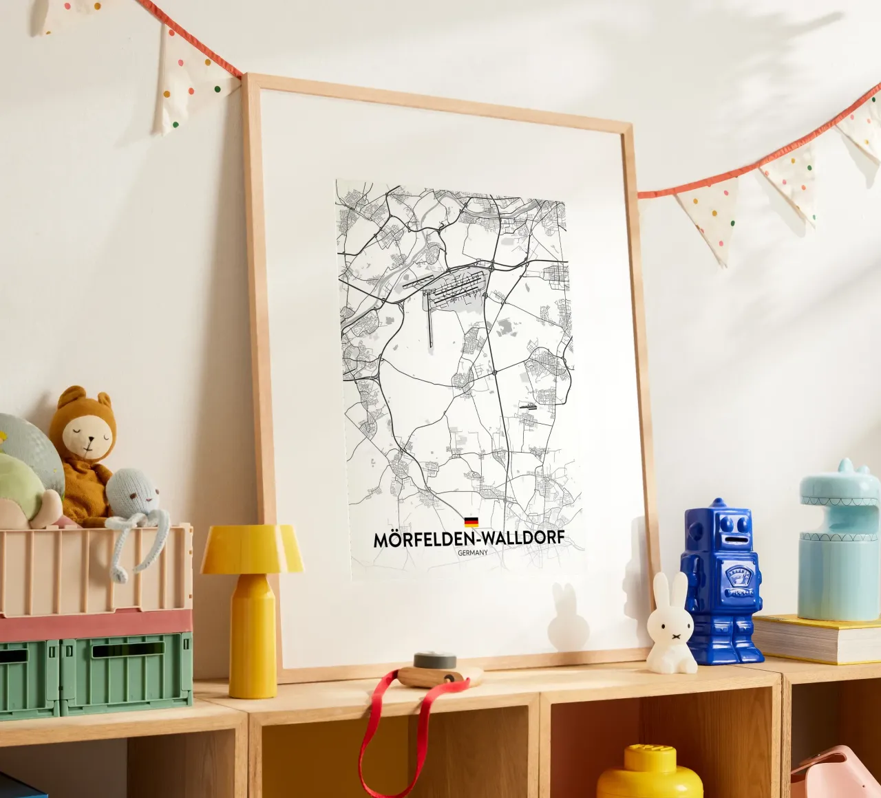 Morfelden Walldorf DE poster con telaio in plastica da Christopher Adams