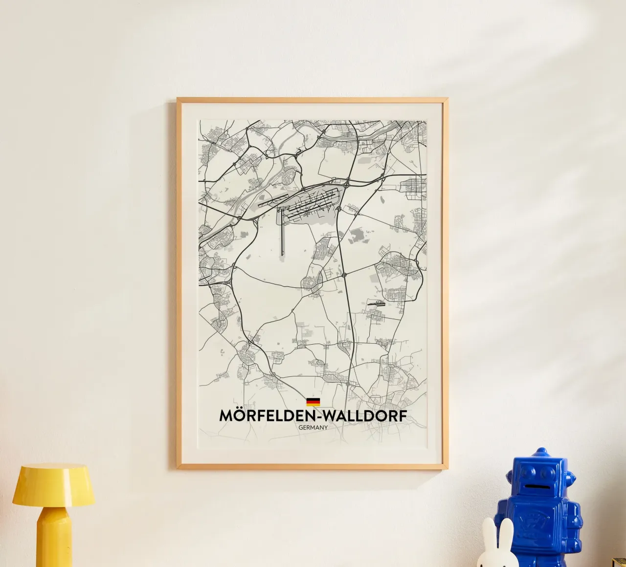 Morfelden Walldorf DE poster con telaio in plastica da Christopher Adams