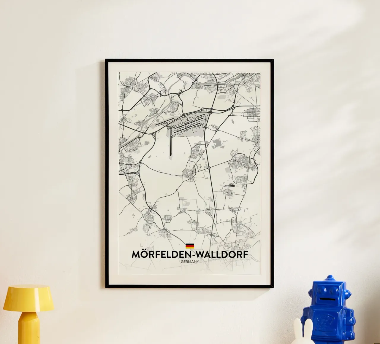 Morfelden Walldorf DE poster con telaio in plastica da Christopher Adams