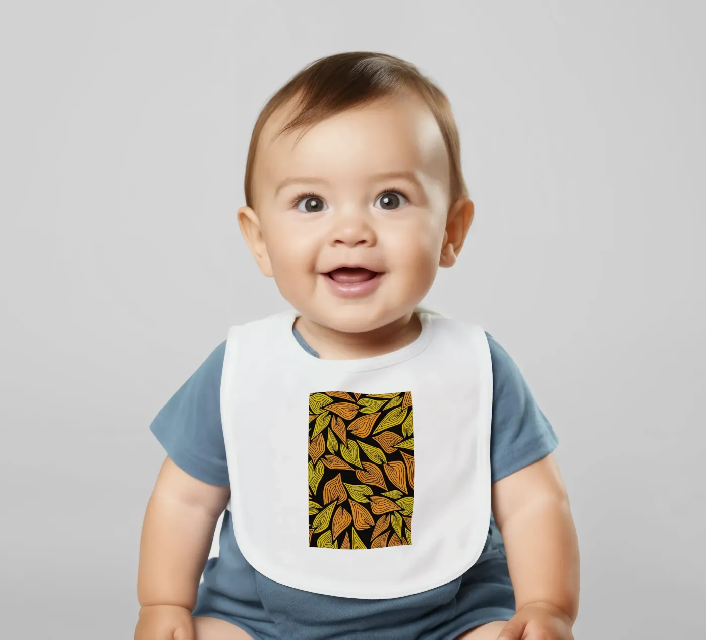 Spring Wind baby bib by Pom Graphic Design