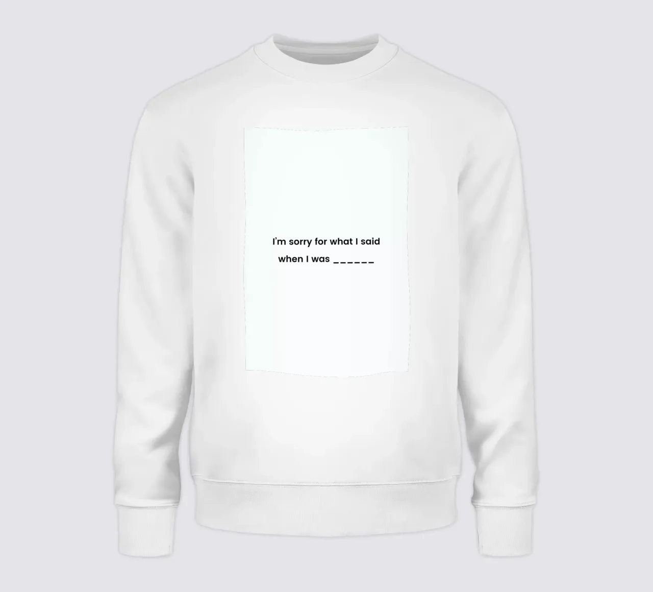 Fill in the Blank felpa da Studio One