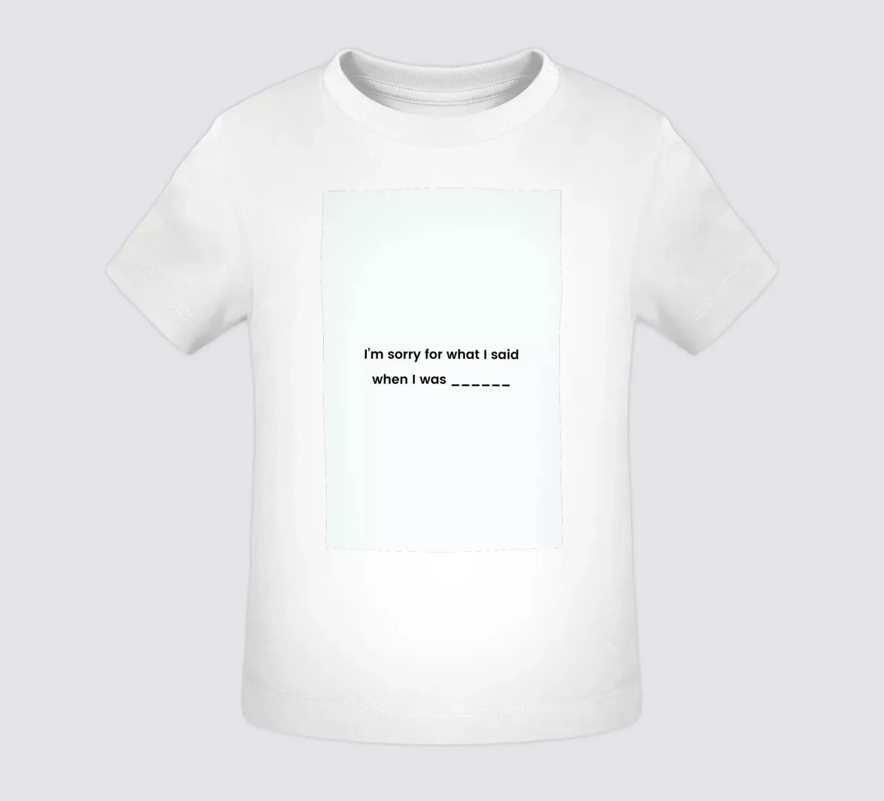 Fill in the Blank maglietta neonato da Studio One