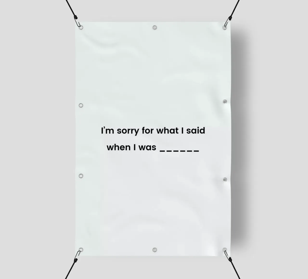 Fill in the Blank telo in pvc da Studio One