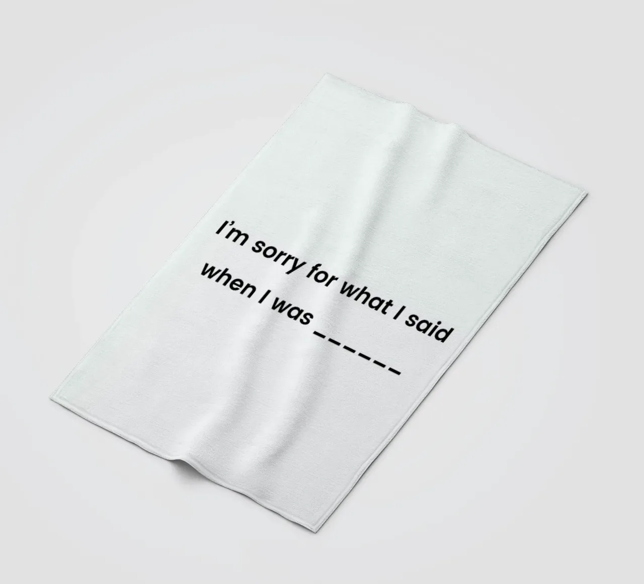 Fill in the Blank coperta in pile da Studio One