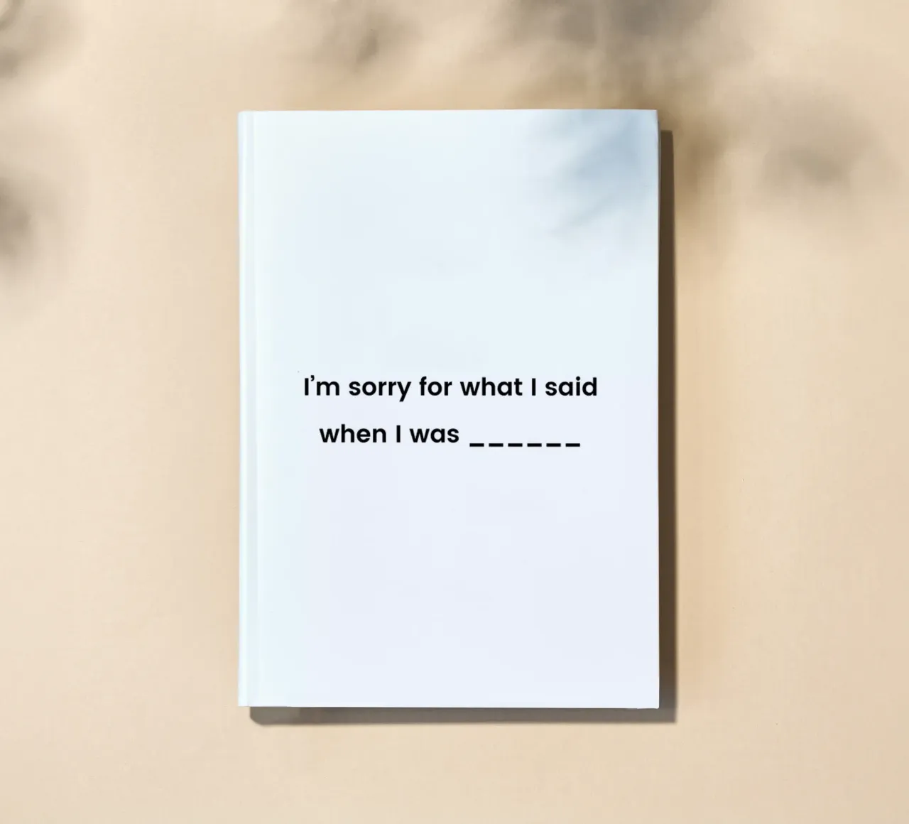 Fill in the Blank notebook by Studio One