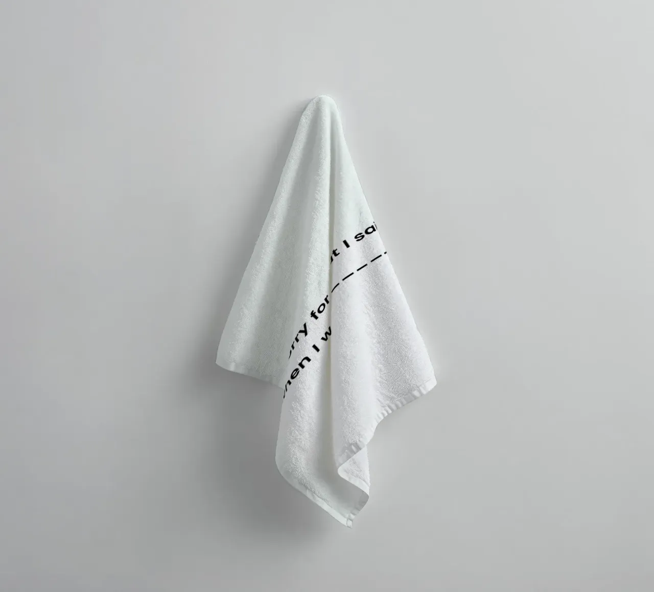 Fill in the Blank toalla de baño de Studio One