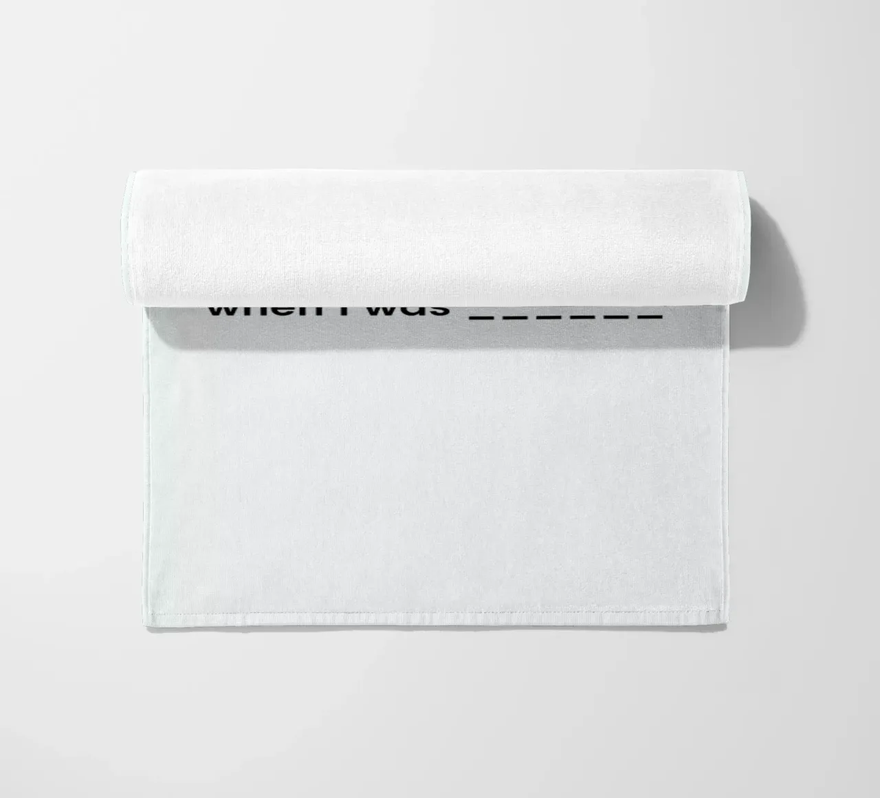 Fill in the Blank toalla de playa de Studio One
