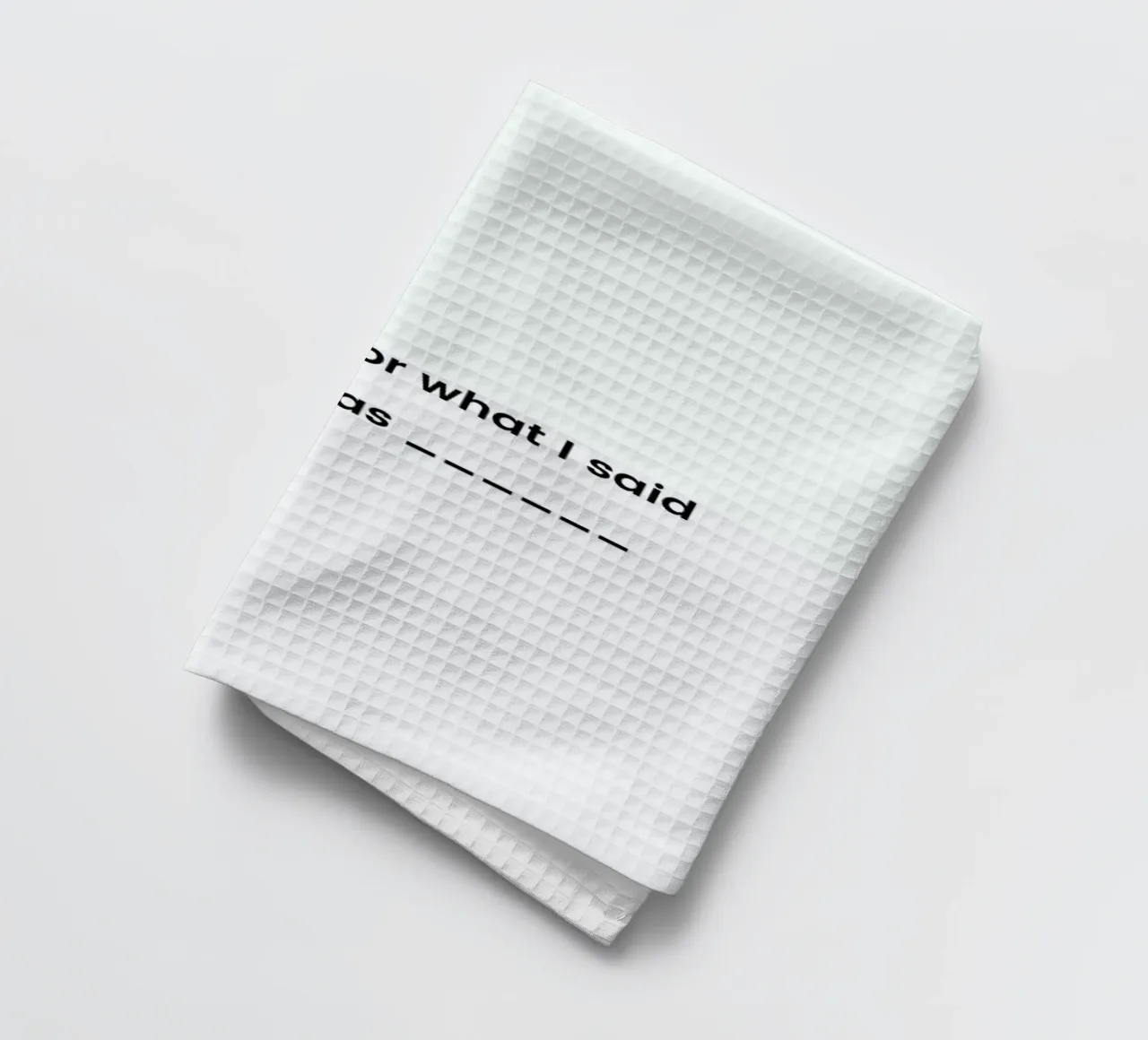 Fill in the Blank canovaccio da cucina da Studio One