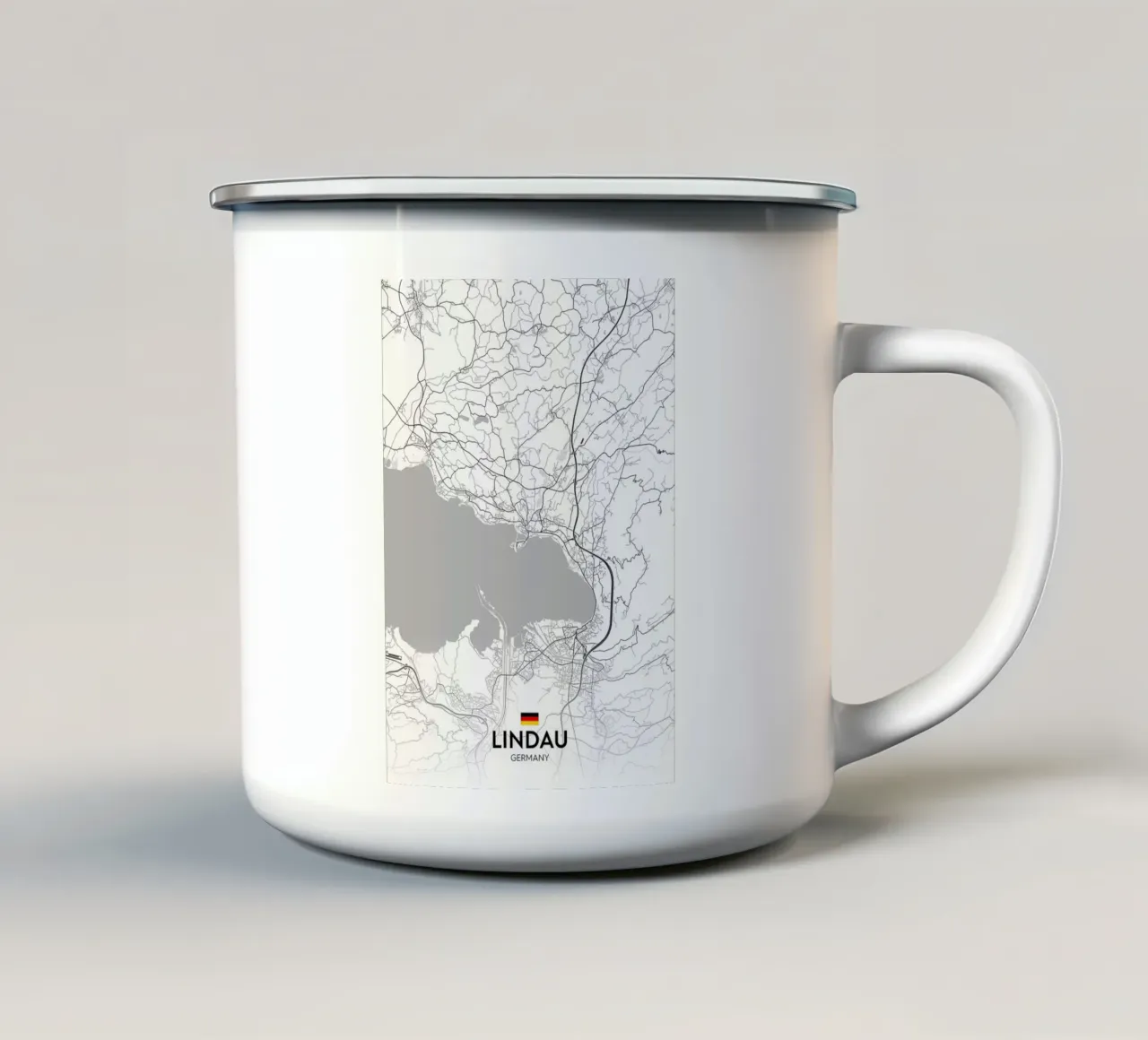 Lindau DE tazza in smalto da Christopher Adams