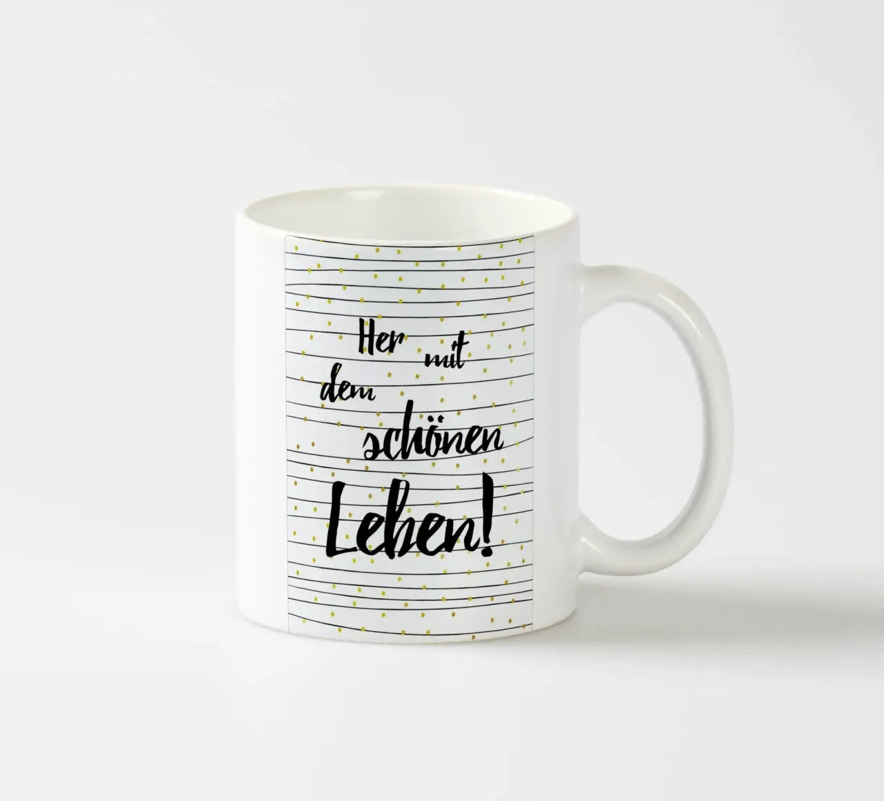 Leben tazza in ceramica da Froilein Juno