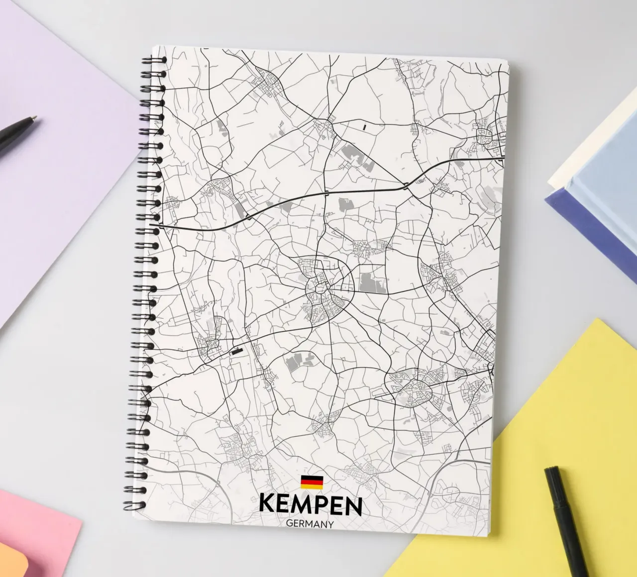 Kempen DE spiral notebook by Christopher Adams