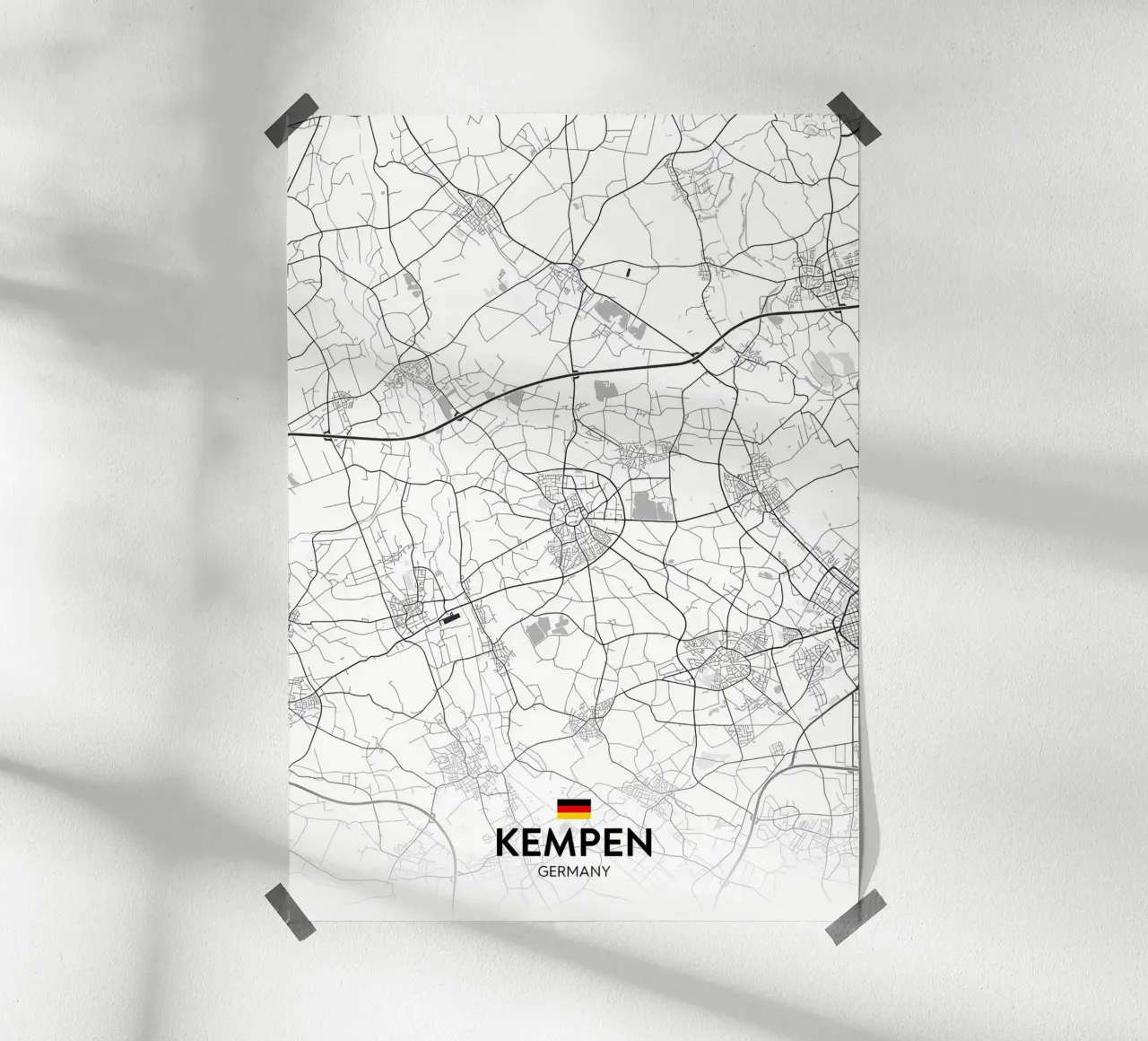 Kempen DE poster con telaio in plastica da Christopher Adams