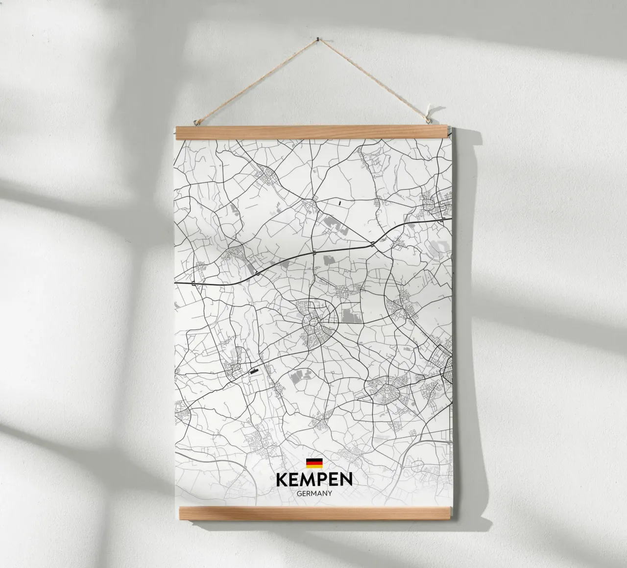 Kempen DE poster con telaio in plastica da Christopher Adams