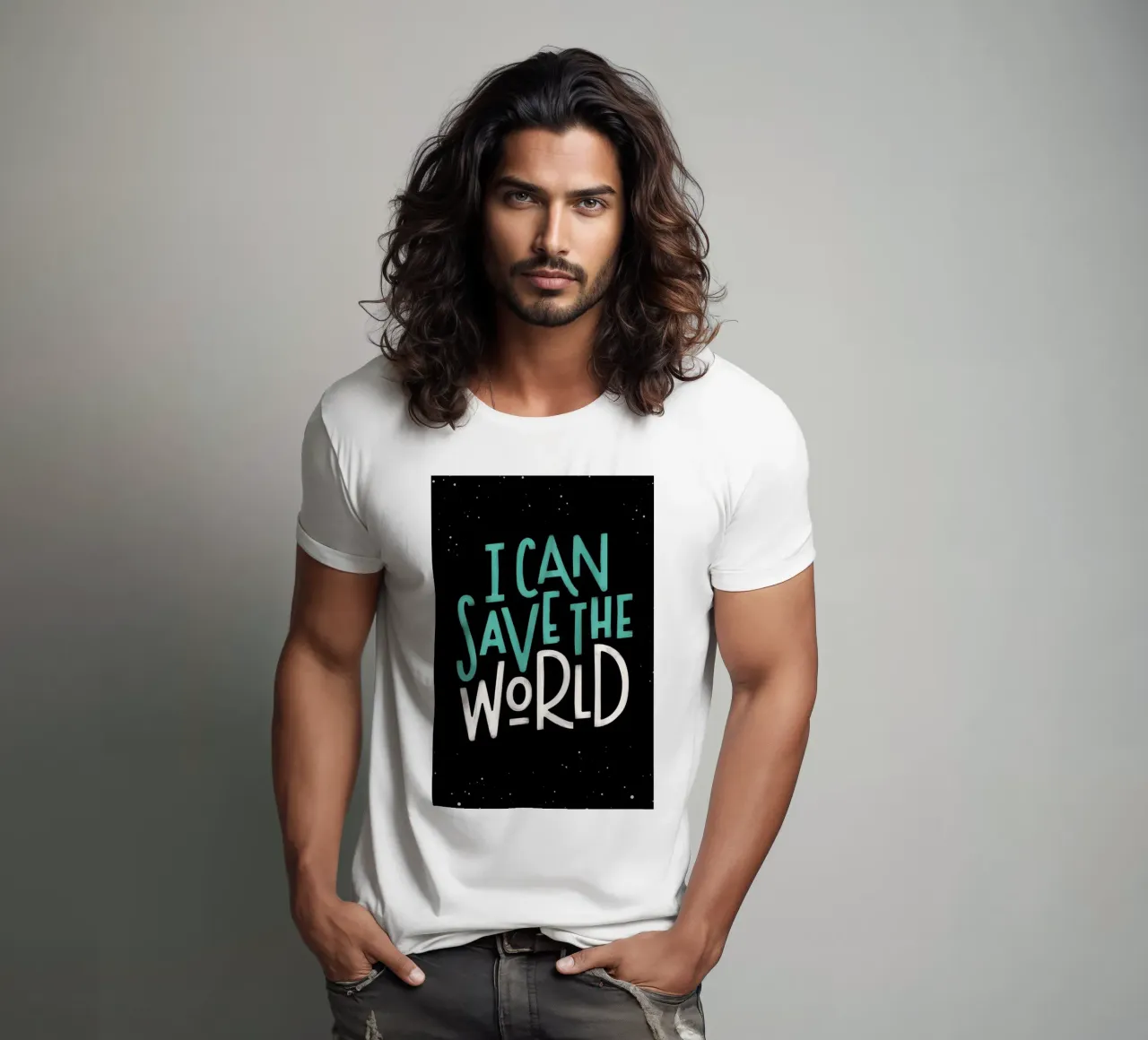 I Can Save The World t-shirt da Summerchamps