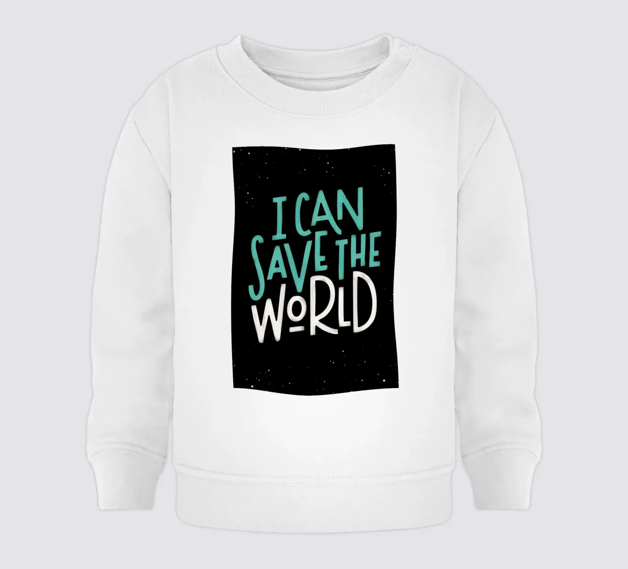 I Can Save The World felpa neonato da Summerchamps