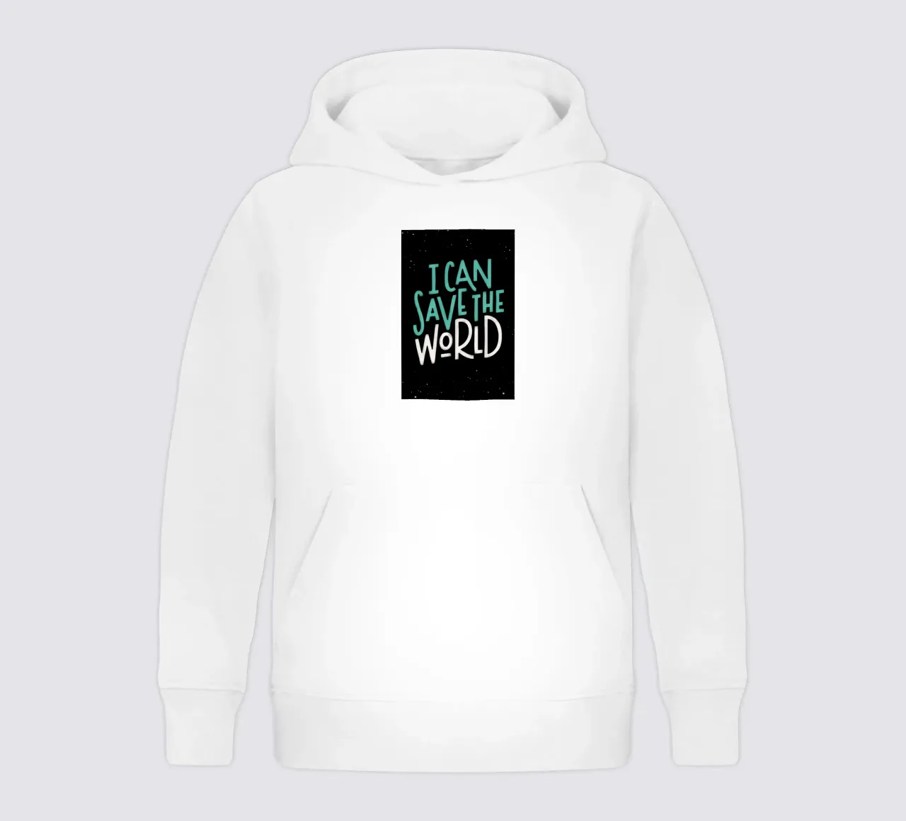 I Can Save The World felpa bambino con cappuccio da Summerchamps