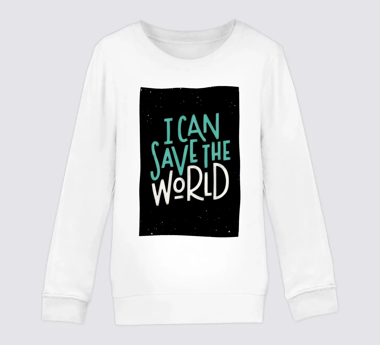 I Can Save The World felpa bambino da Summerchamps