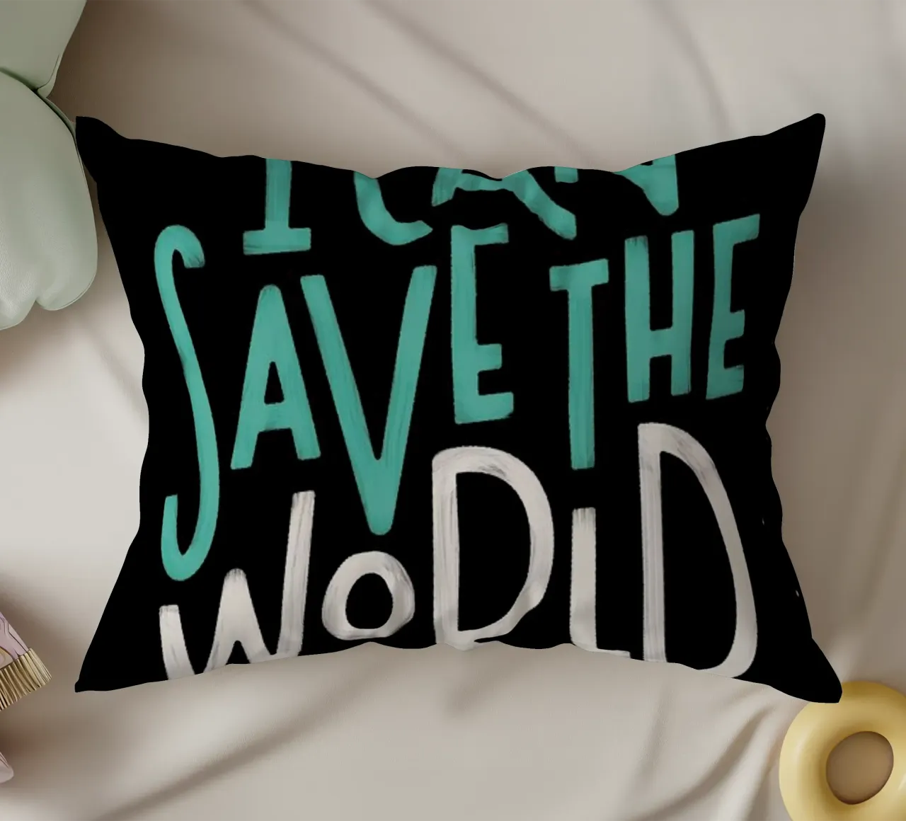I Can Save The World cuscino da Summerchamps
