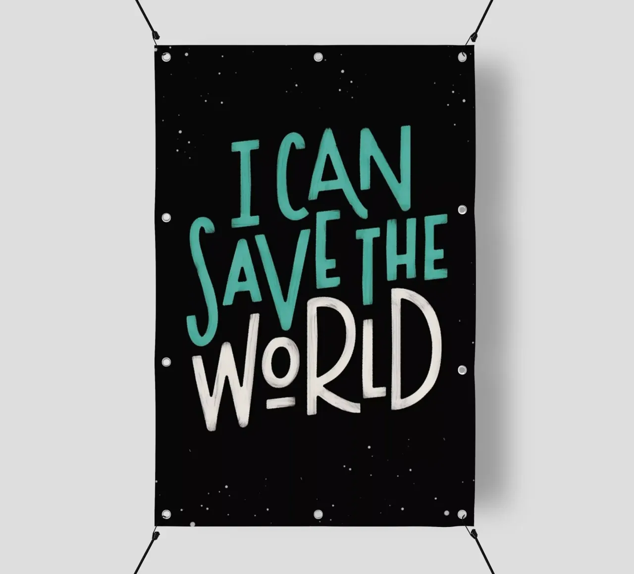 I Can Save The World telo in pvc da Summerchamps