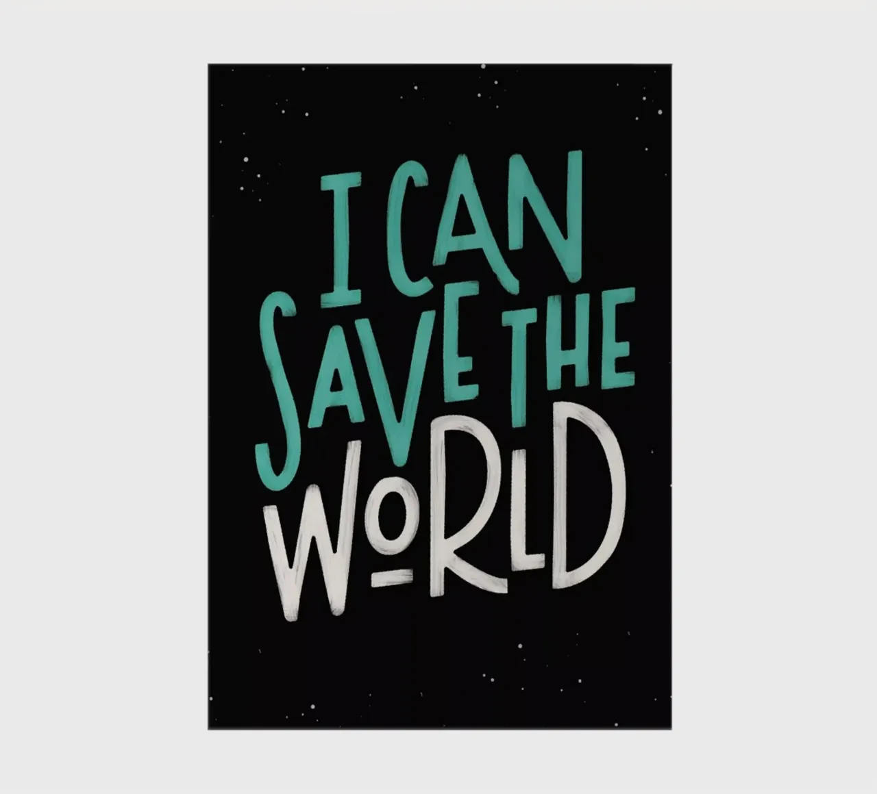 I Can Save The World notebook by Summerchamps