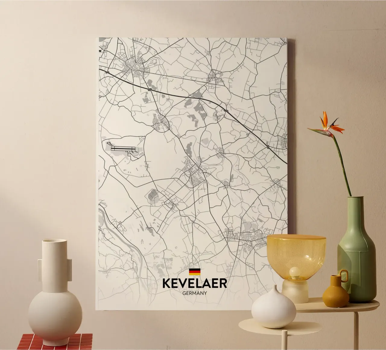 Kevelaer DE canvas met Baklijst van Christopher Adams