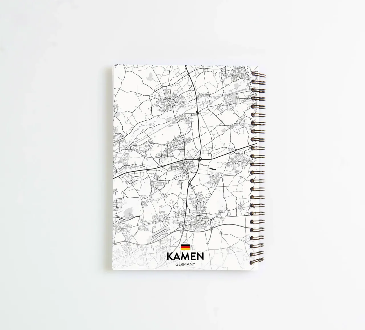 Kamen DE spiral notebook by Christopher Adams