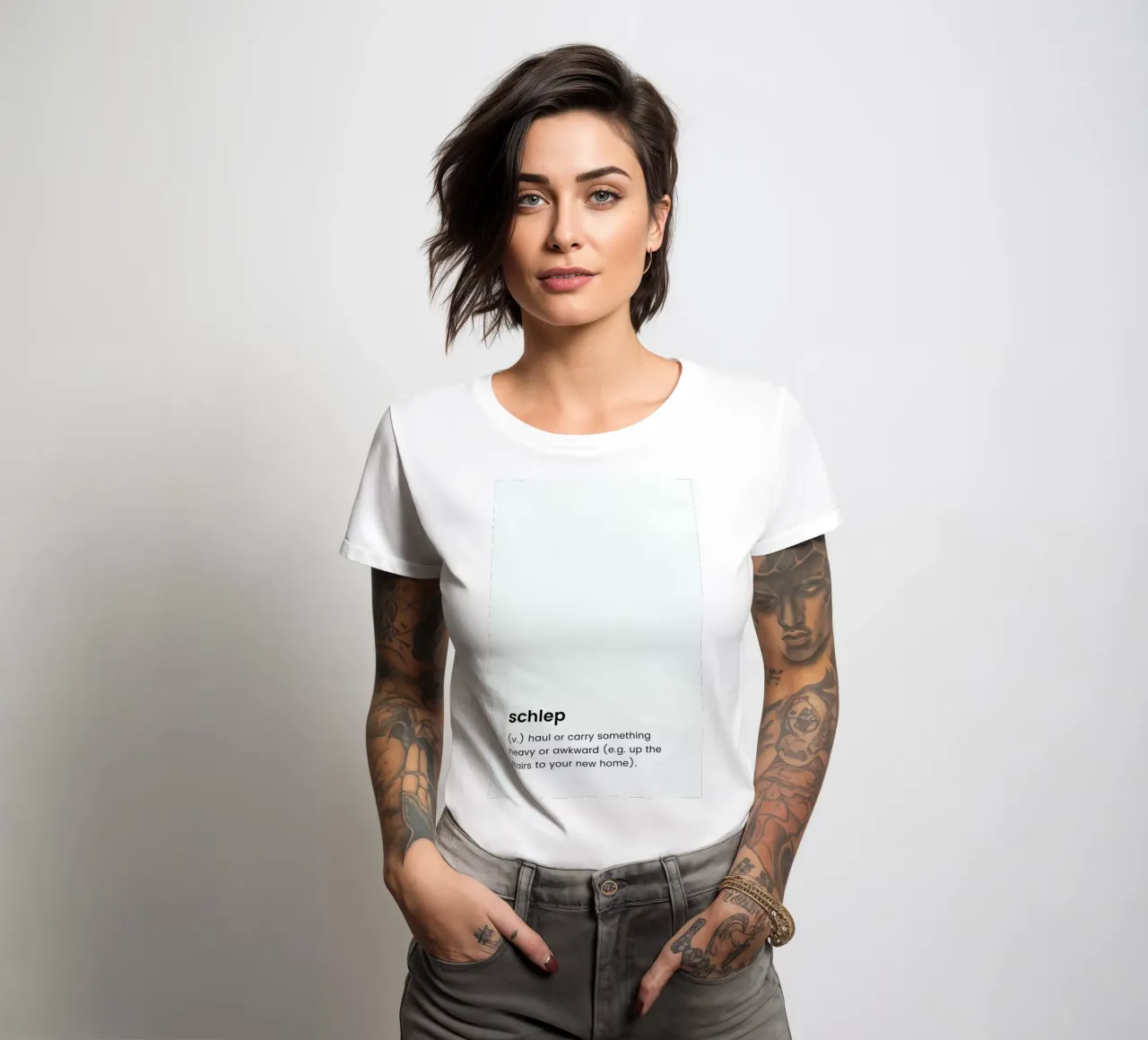Schlep 2 t-shirt ajusté pour femmes de Studio One