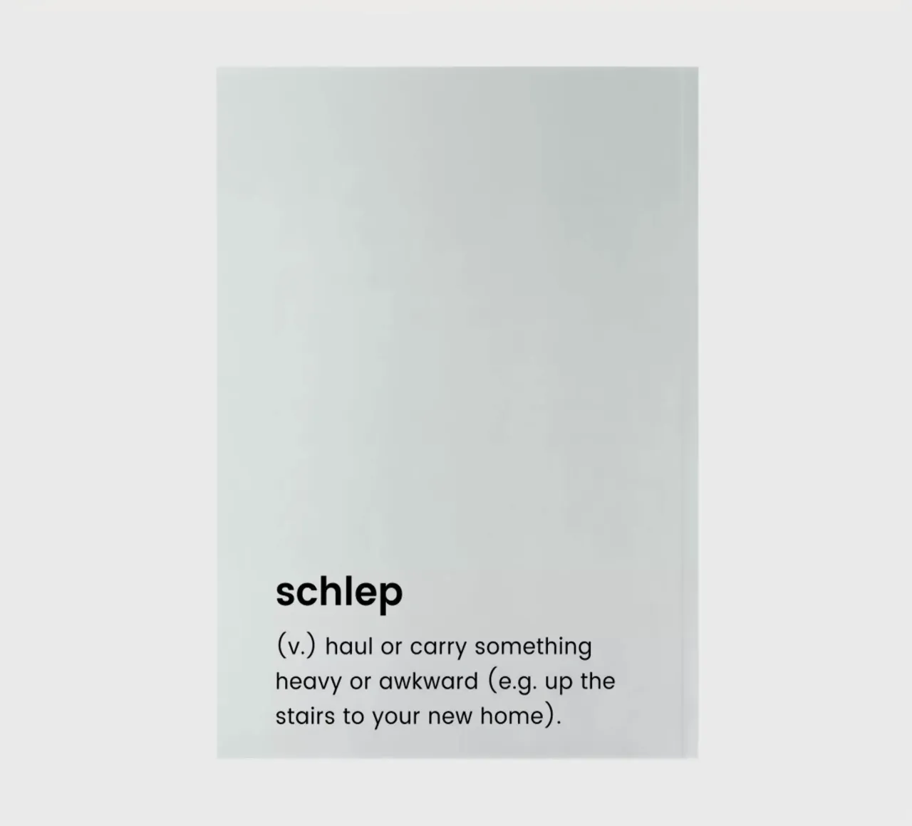 Schlep 2 notebook by Studio One